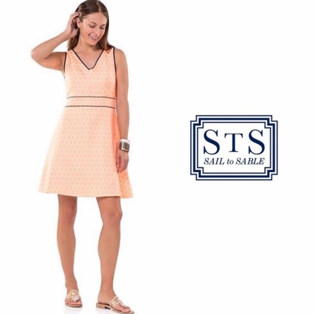 Sail to Sable Fit and Flare Dress size 4